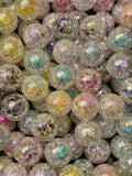Multicolor Iridescent Crackle 16mm (10pcs)