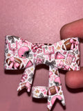 Pink Football & Coquette Bows - Bow