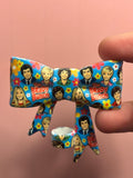 The Brady Bunch Blue Floral - Bow