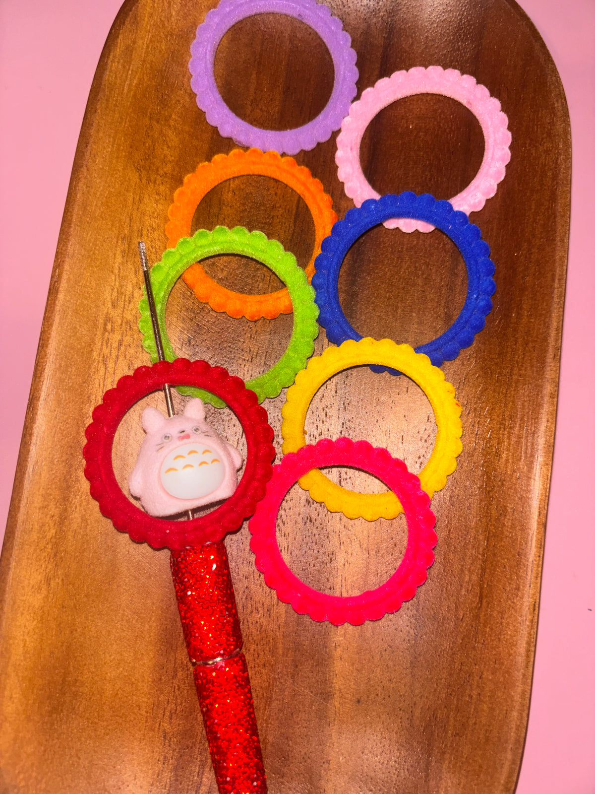Circle Bead-Able Frame (5pcs)