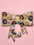 Princess Floral Checkerboard - Bow