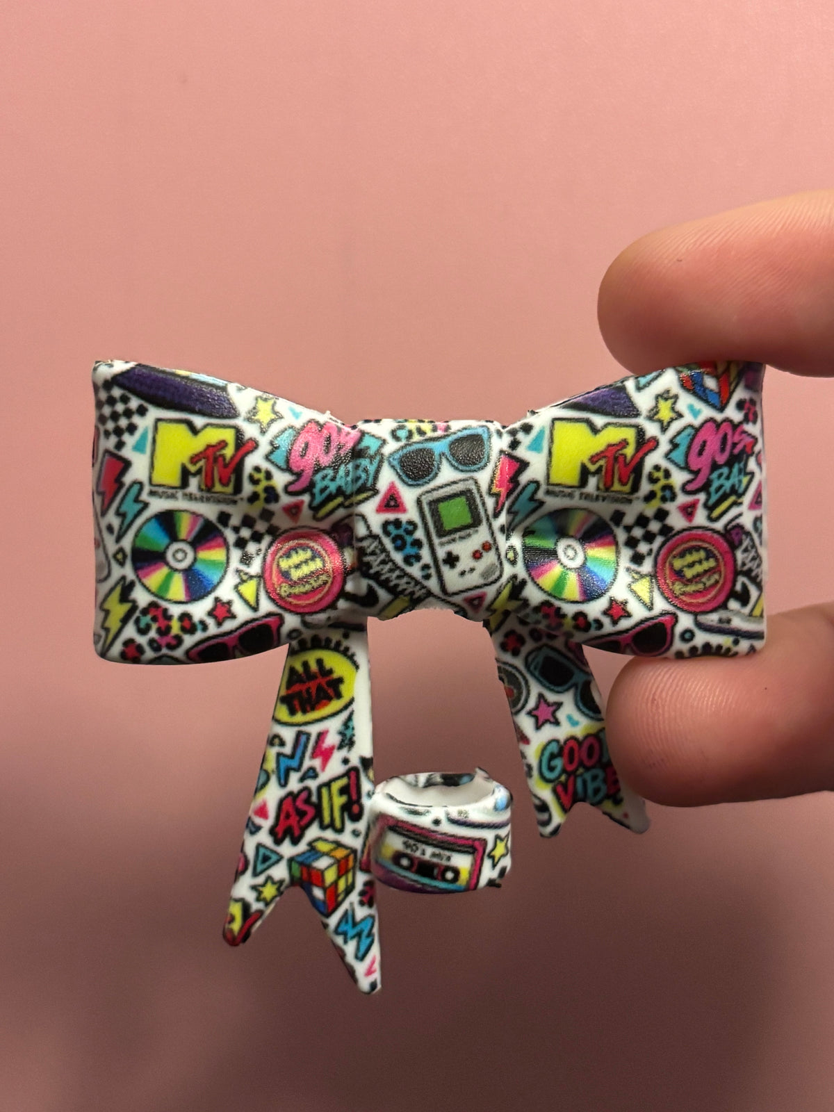 90s Baby MTV Collage - Bow