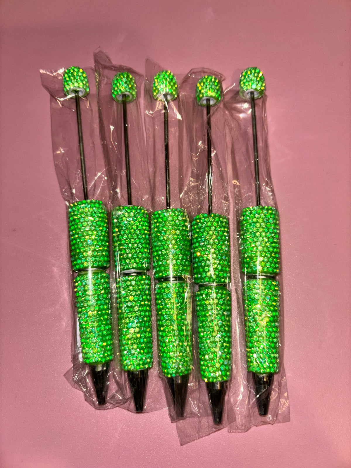 Lime Green Rhinestone - Pen