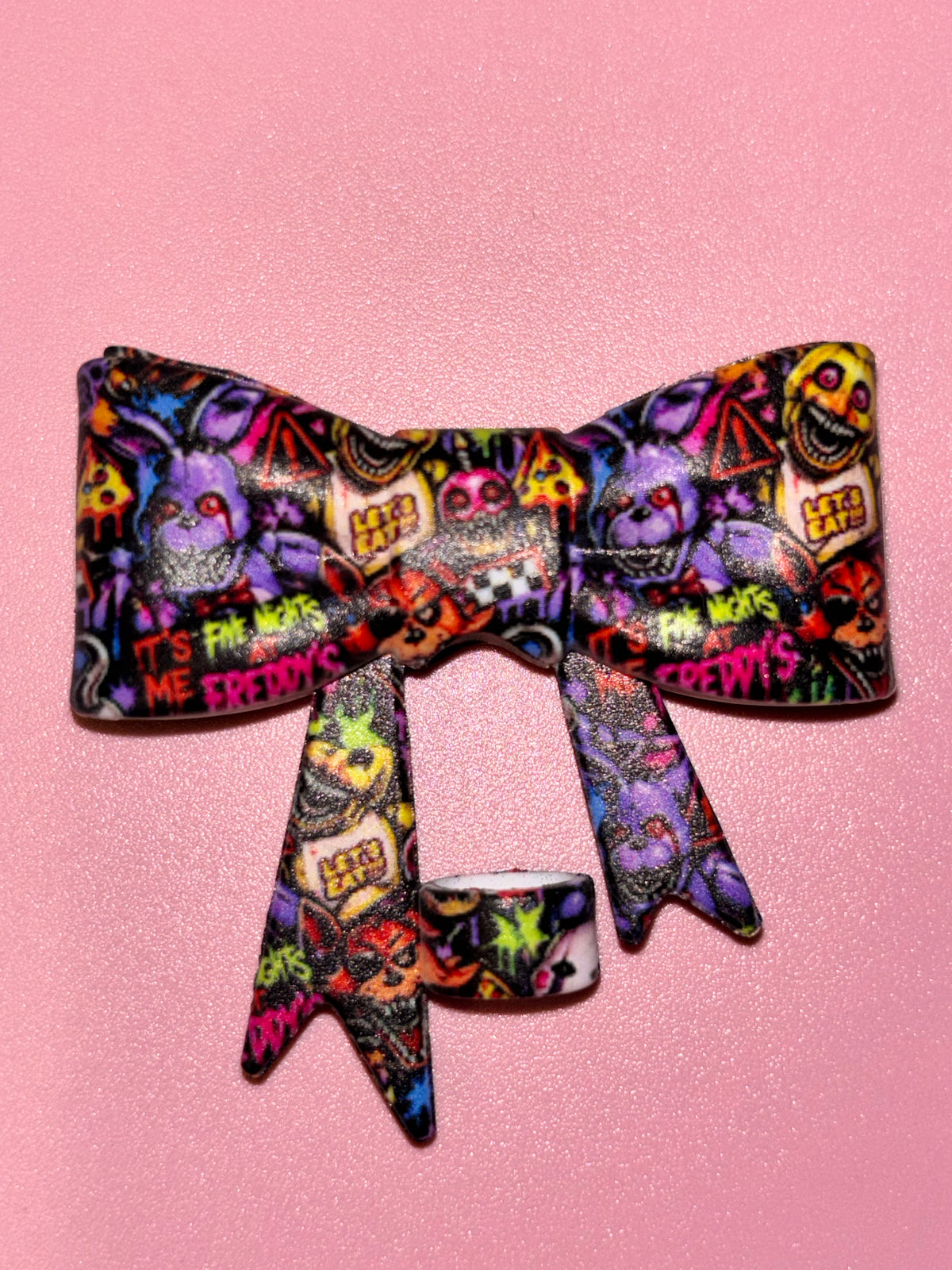 Five Nights at Freddy’s Neon Character Collage - Bow