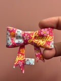 Lizzie McGuire Ghost & Pink Flowers - Bow