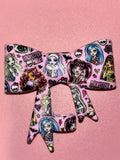Monster High Pink Character Collage - Bow