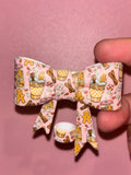 Gingerbread Coffee Pink - Bow