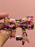 Blonde Doll Pink Jeep & Rubber Ducks - Bow