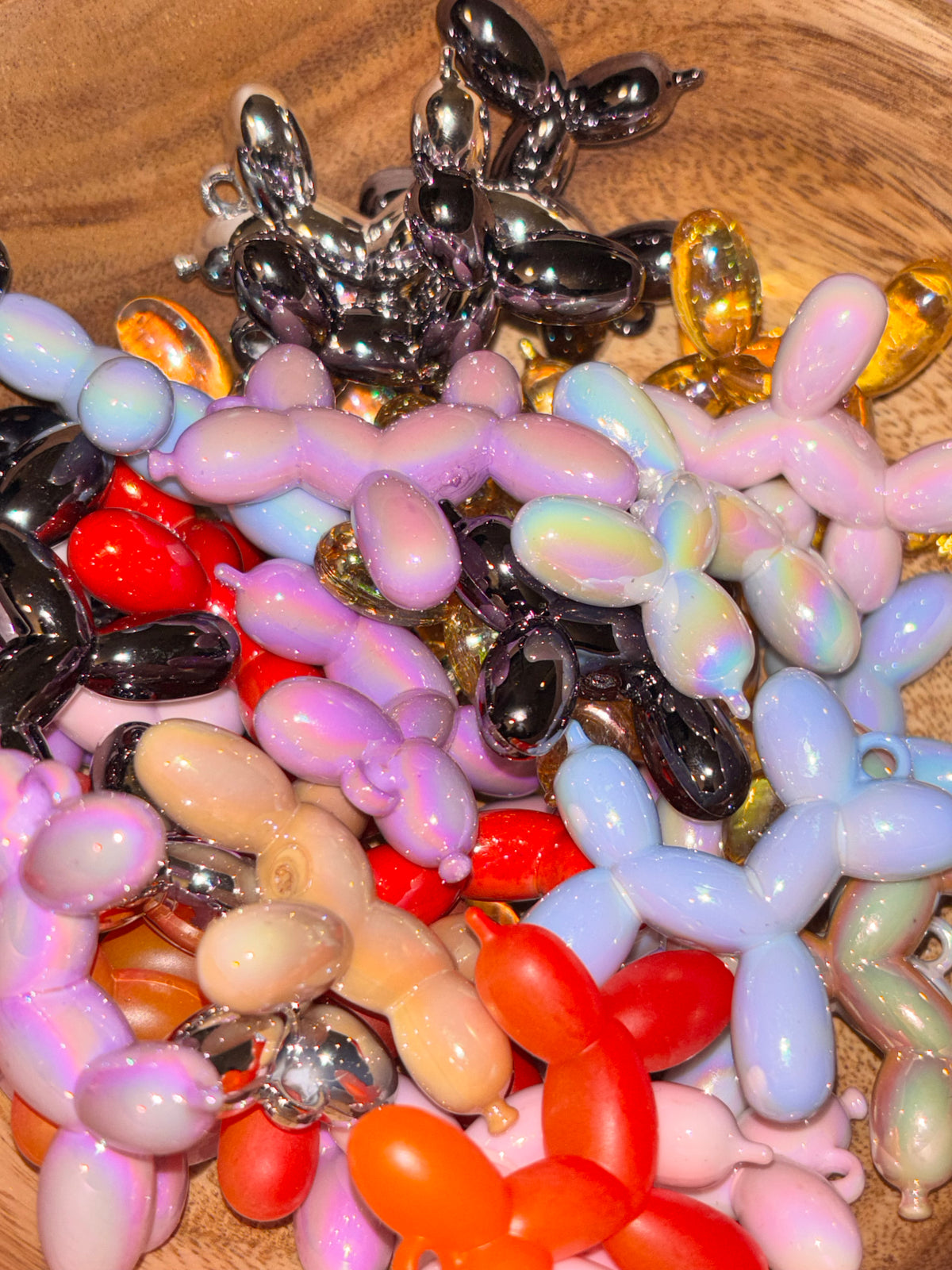 Balloon Dog Charm -Big Size (3pcs)