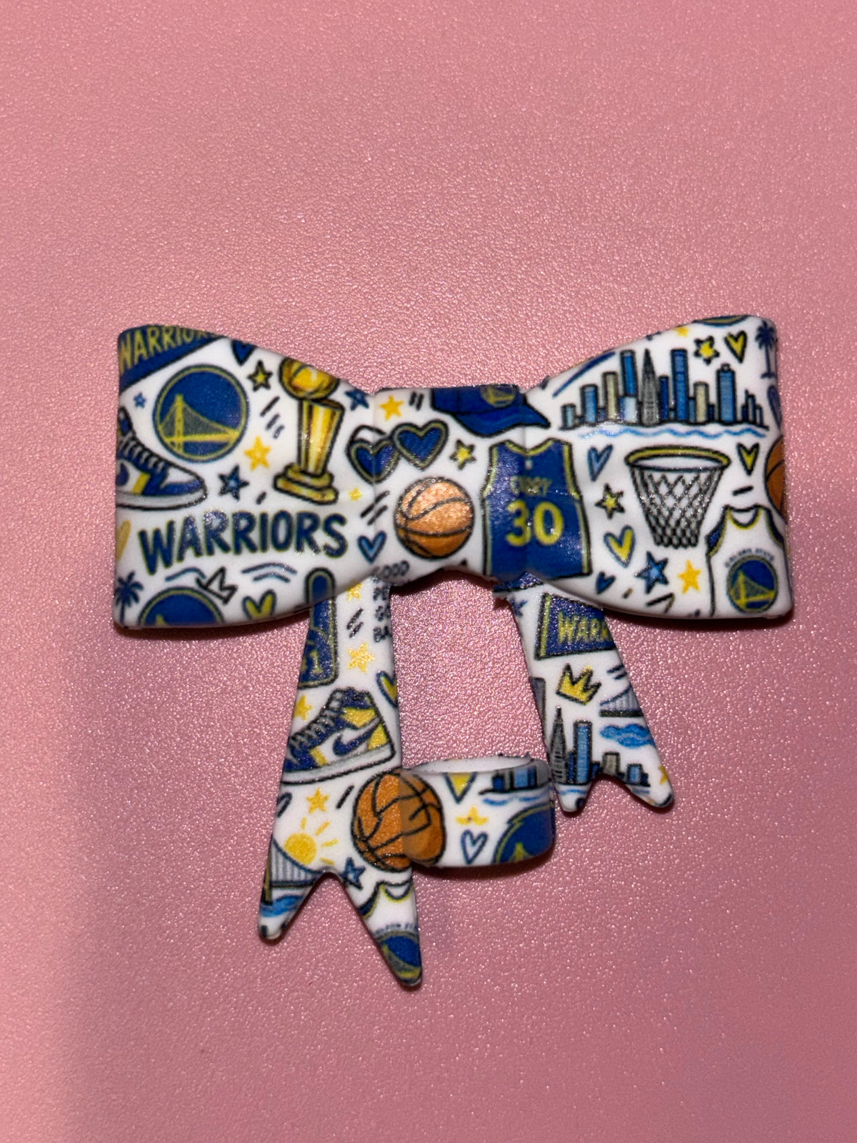 Golden State Warriors 30 Basketball Collage - Bow