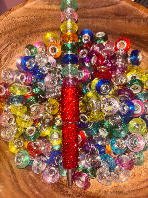 Big Hole - Acrylic Beads (25pcs)