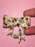 Alicia Keys Cream Floral Collage - Bow
