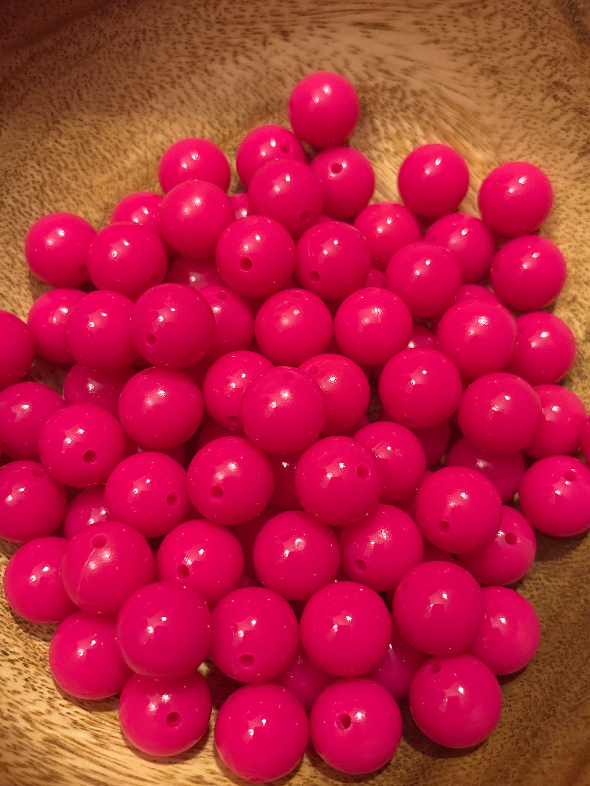 Liquid Hot Pink 15mm - Sold by Piece