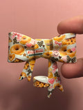Krispy Kreme Donuts & Pink Hearts - Bow