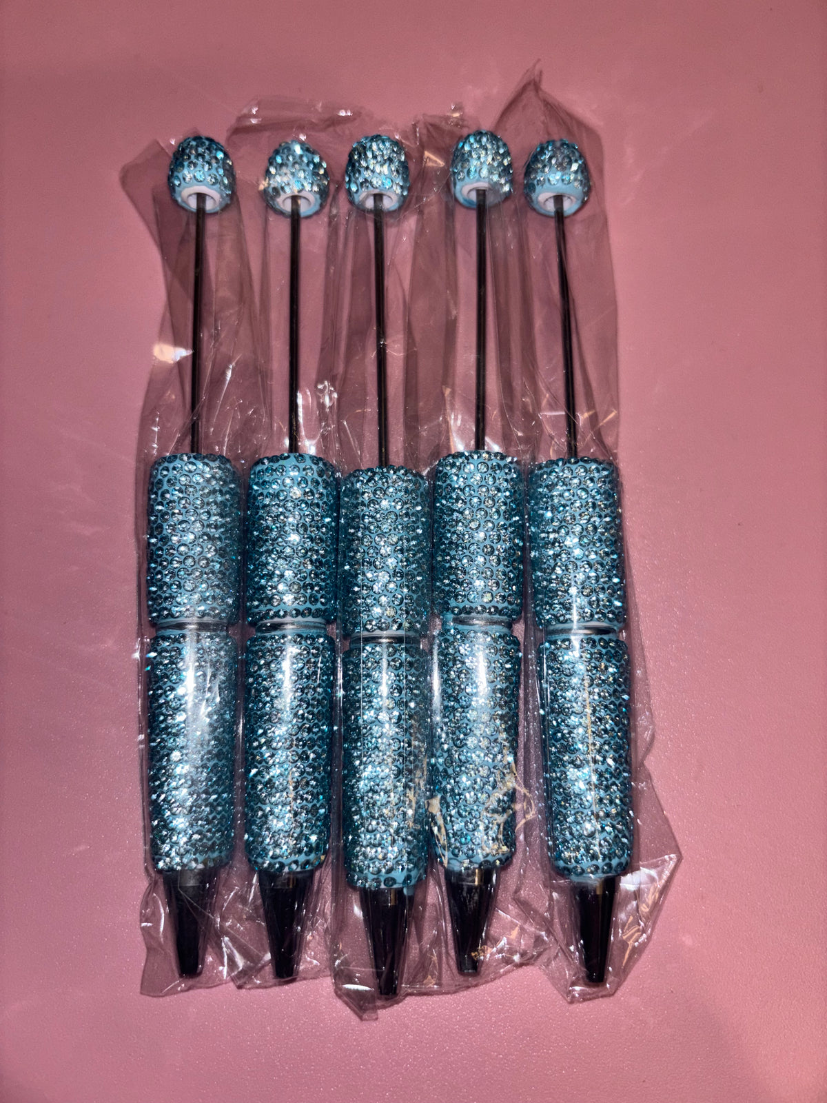 Light Blue Rhinestone - Pen