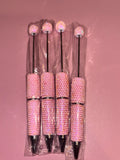 Pastel Pink Iridescent Rhinestone - Pen