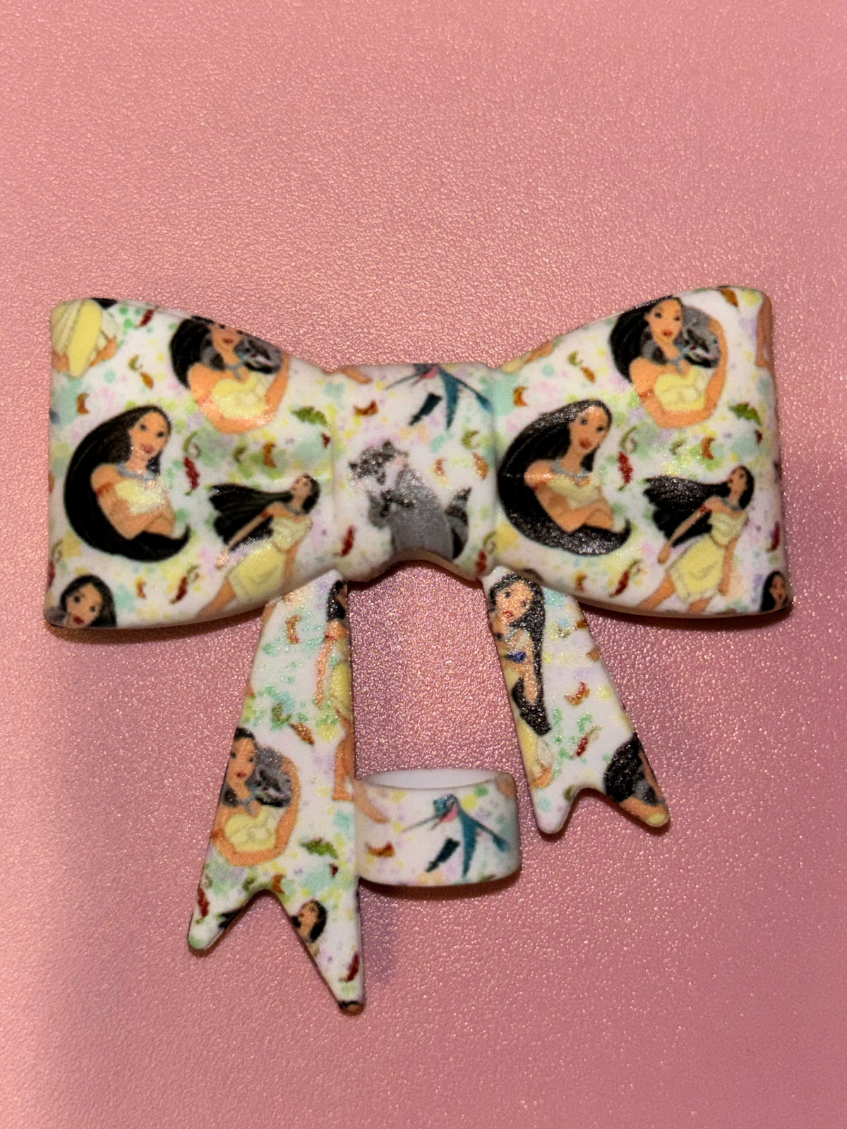 Pocahontas Meeko & Flit Woodland Collage - Bow