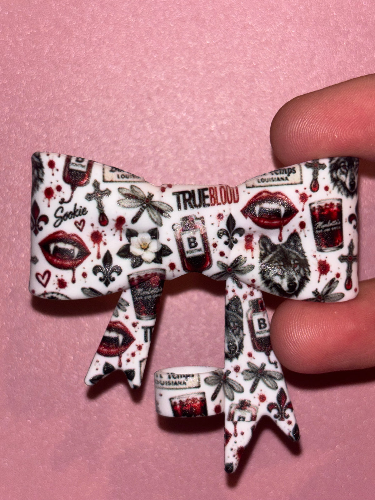 True Blood Vampire Collage - Bow