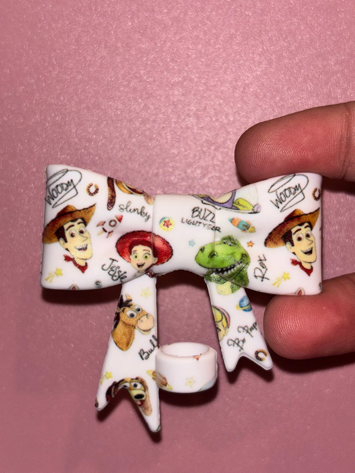 Toy Story Character Names White - Bow