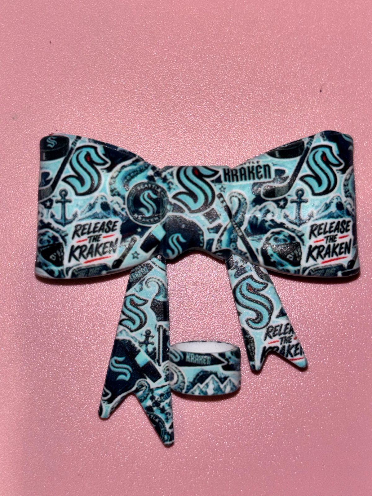 Seattle Kraken Release the Kraken Hockey Collage - Bow