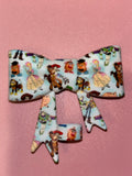 Toy Story Friends Light Blue Character Collage - Bow
