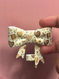 Jesus Loves You Neutral Floral - Bow