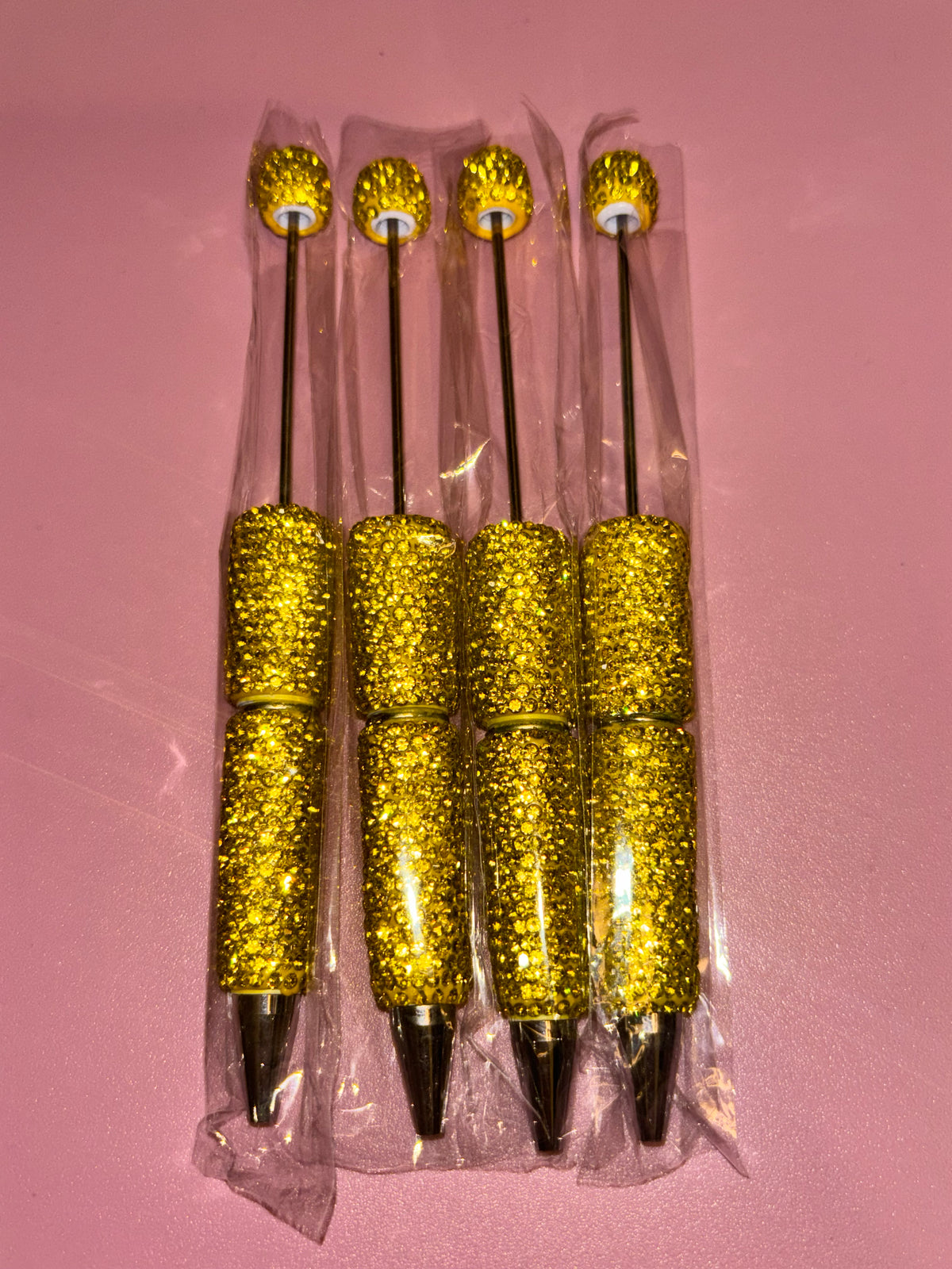 Yellow Rhinestone - Pen