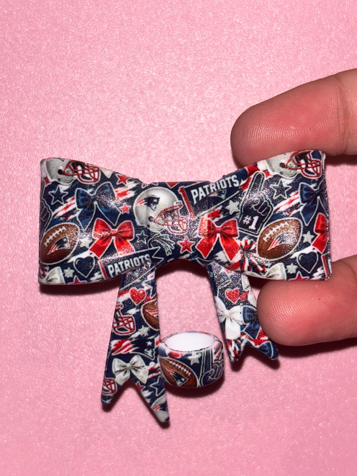 New England Patriots Football & Bows - Bow