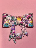 Furby & Tamagotchi Neon Leopard Hearts - Bow