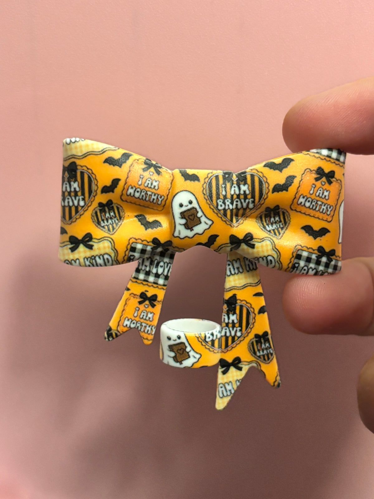 Halloween Affirmations Orange - Bow