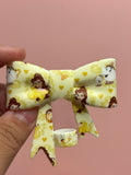Belle & Enchanted Friends Yellow Hearts - Bow