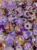 Purple Fancy Beads - Mix Pack (6pcs)