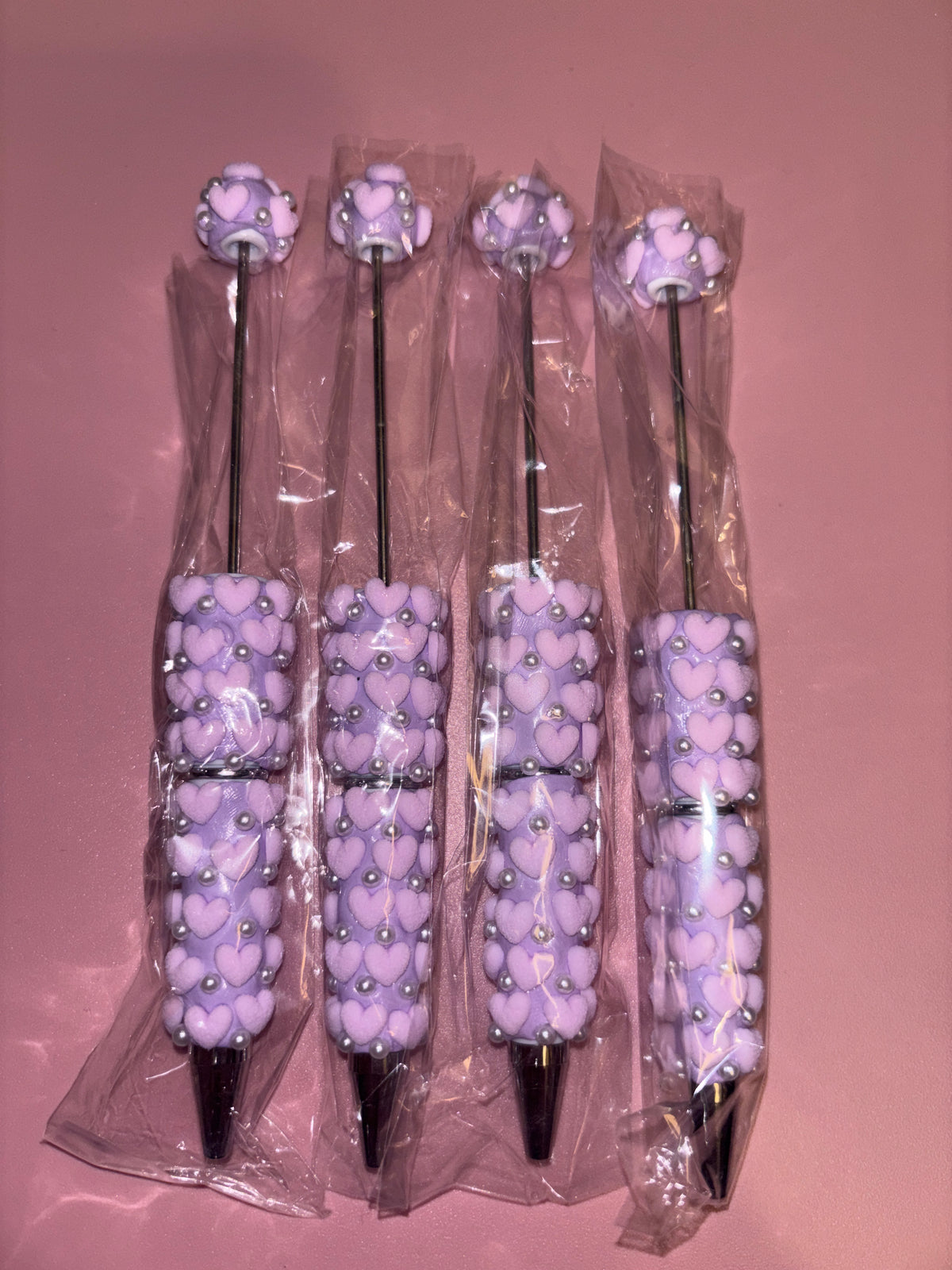 Purple Hearts Pen