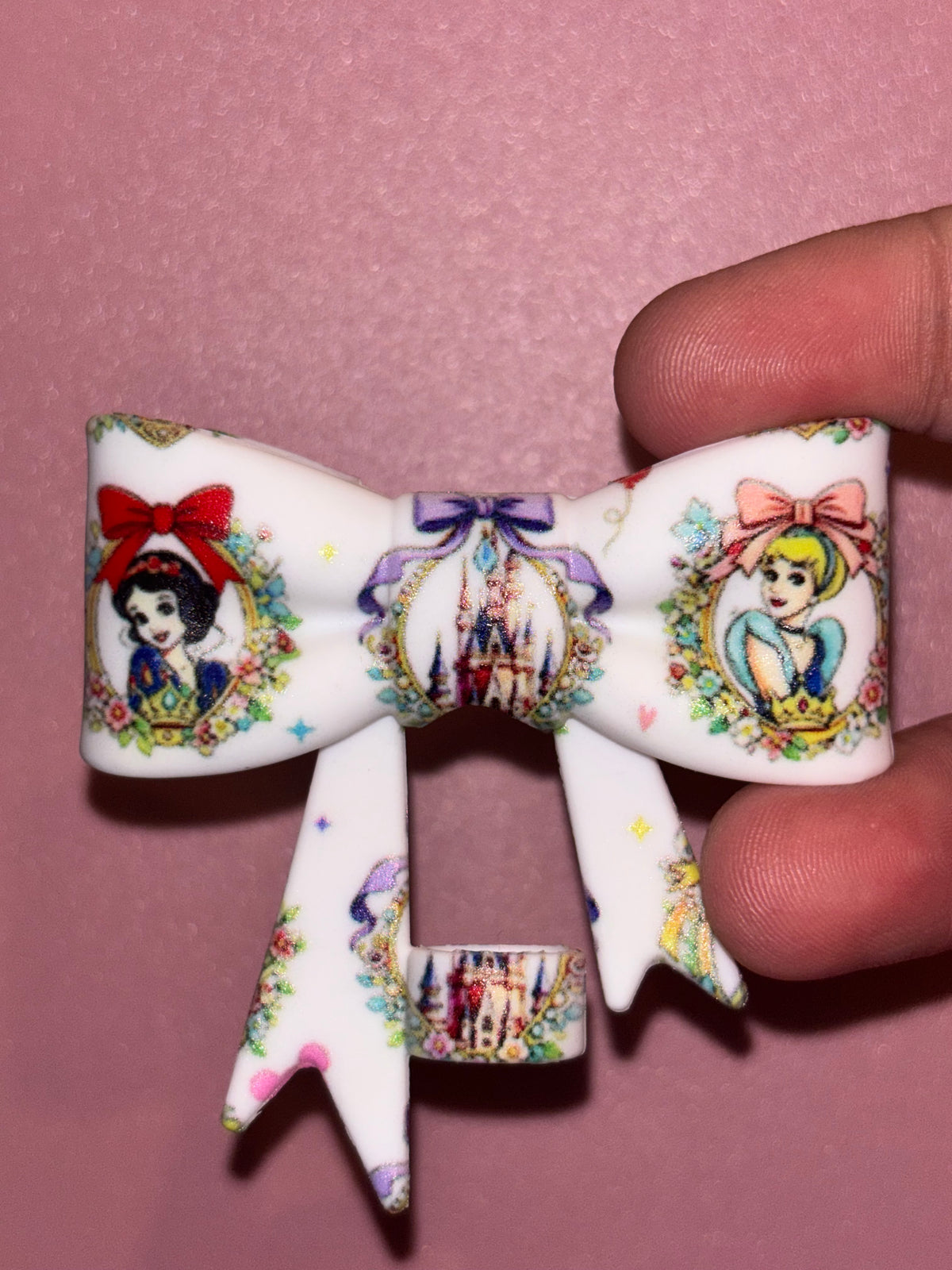 Snow & Cinder Princess Portraits & Castle - Bow