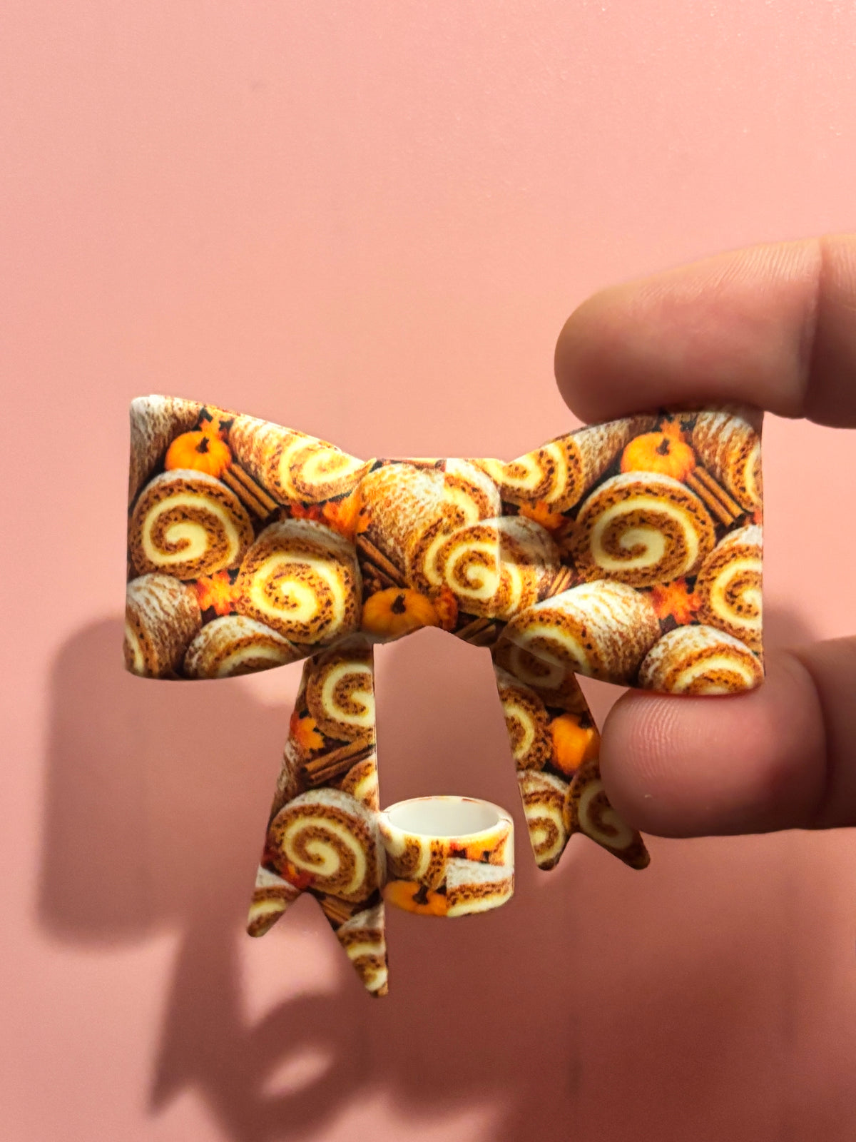 Pumpkin Roll & Cinnamon - Bow