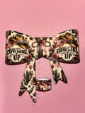 Cowgirl Up Hats Roses & Cacti - Bow