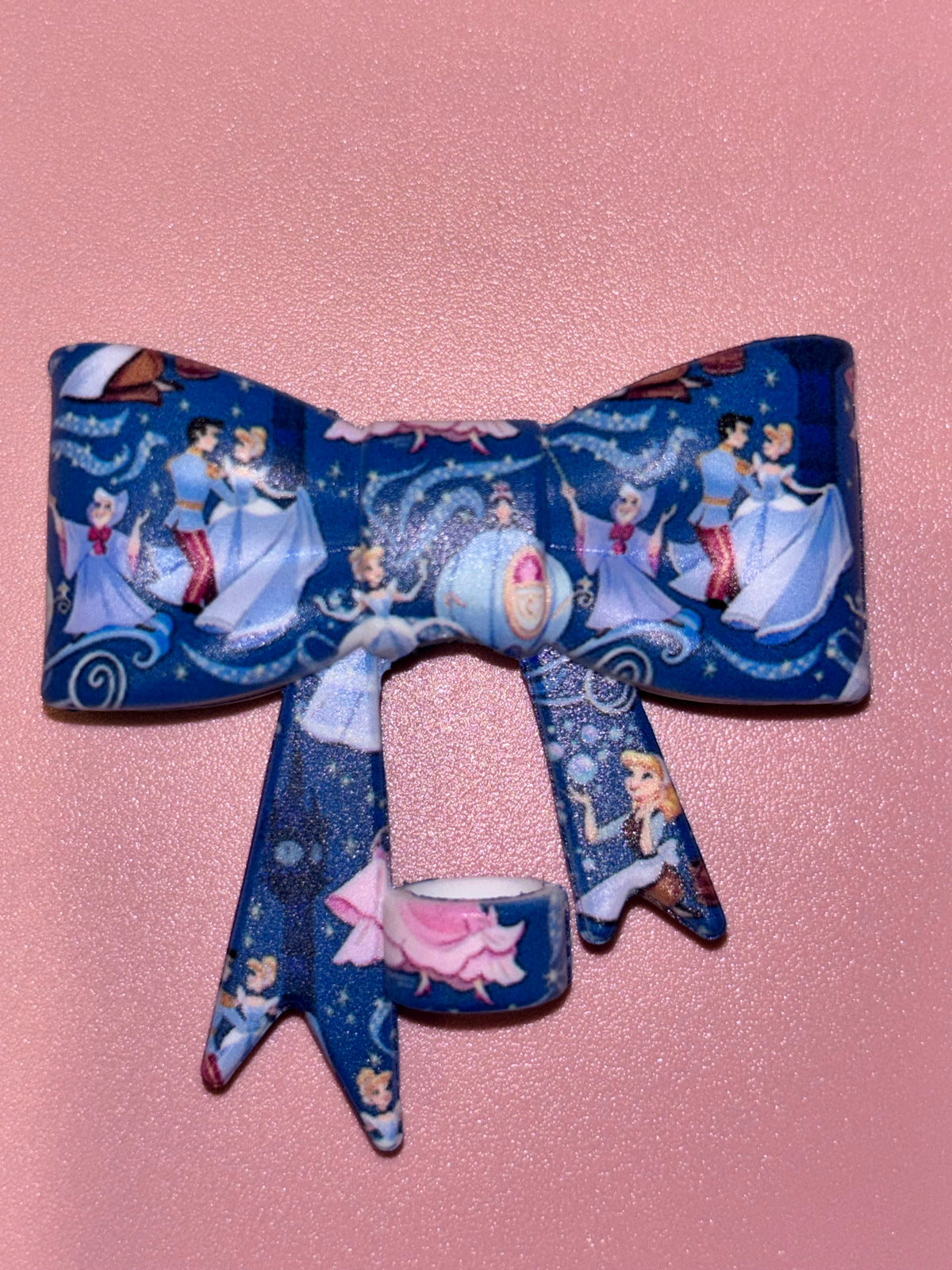 Cinderella Royal Blue Magical Carriage Collage - Bow