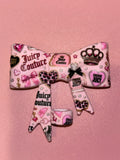 Juicy Couture Pink Crowns & Hearts - Bow