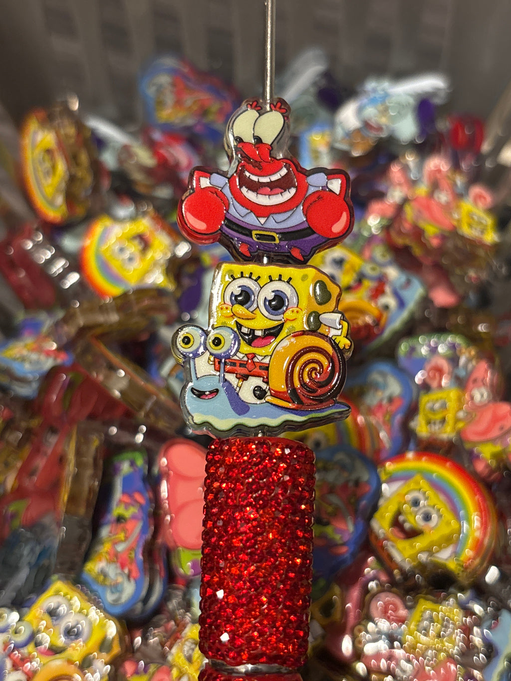Sponge Friends - Acrylic Focals (5pcs)