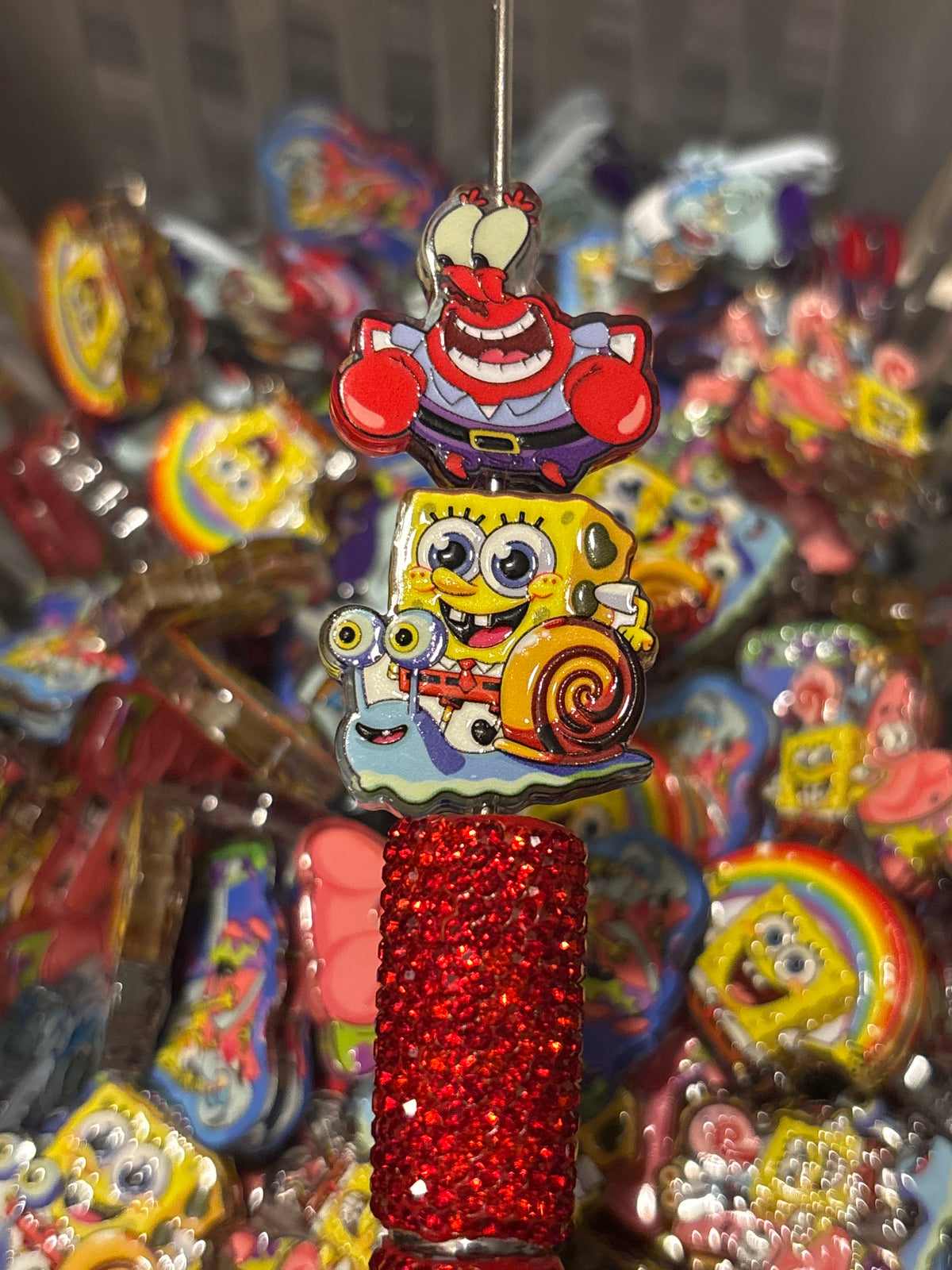 Sponge Friends - Acrylic Focals (5pcs)