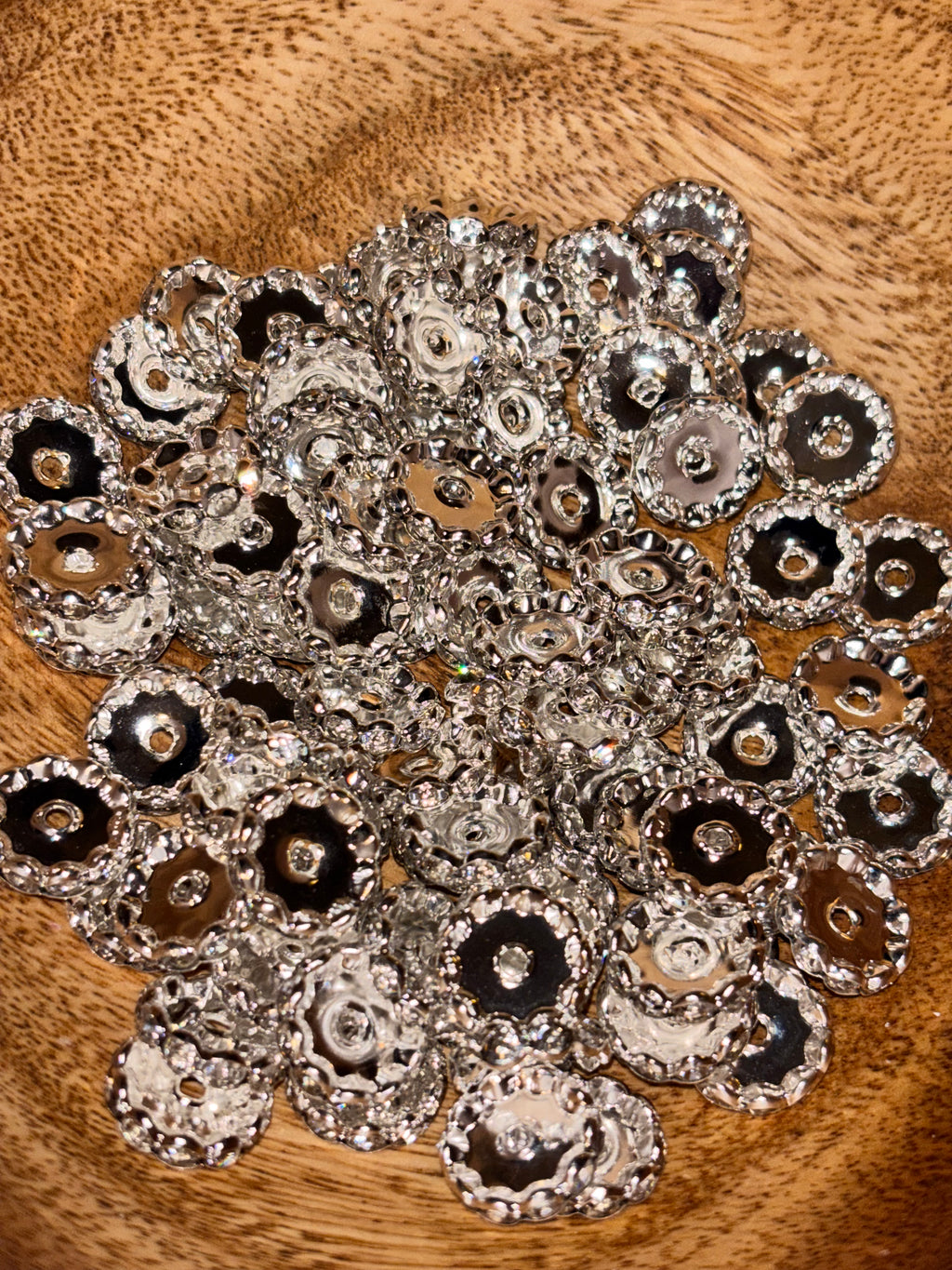 Rhinestone Spacers (25pcs)