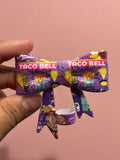 Taco Bell Purple Food Collage - Bow