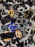 Black Fancy Beads - Mix Pack (6pcs)