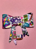 Raised on 90s Vibes Nostalgia Collage - Bow