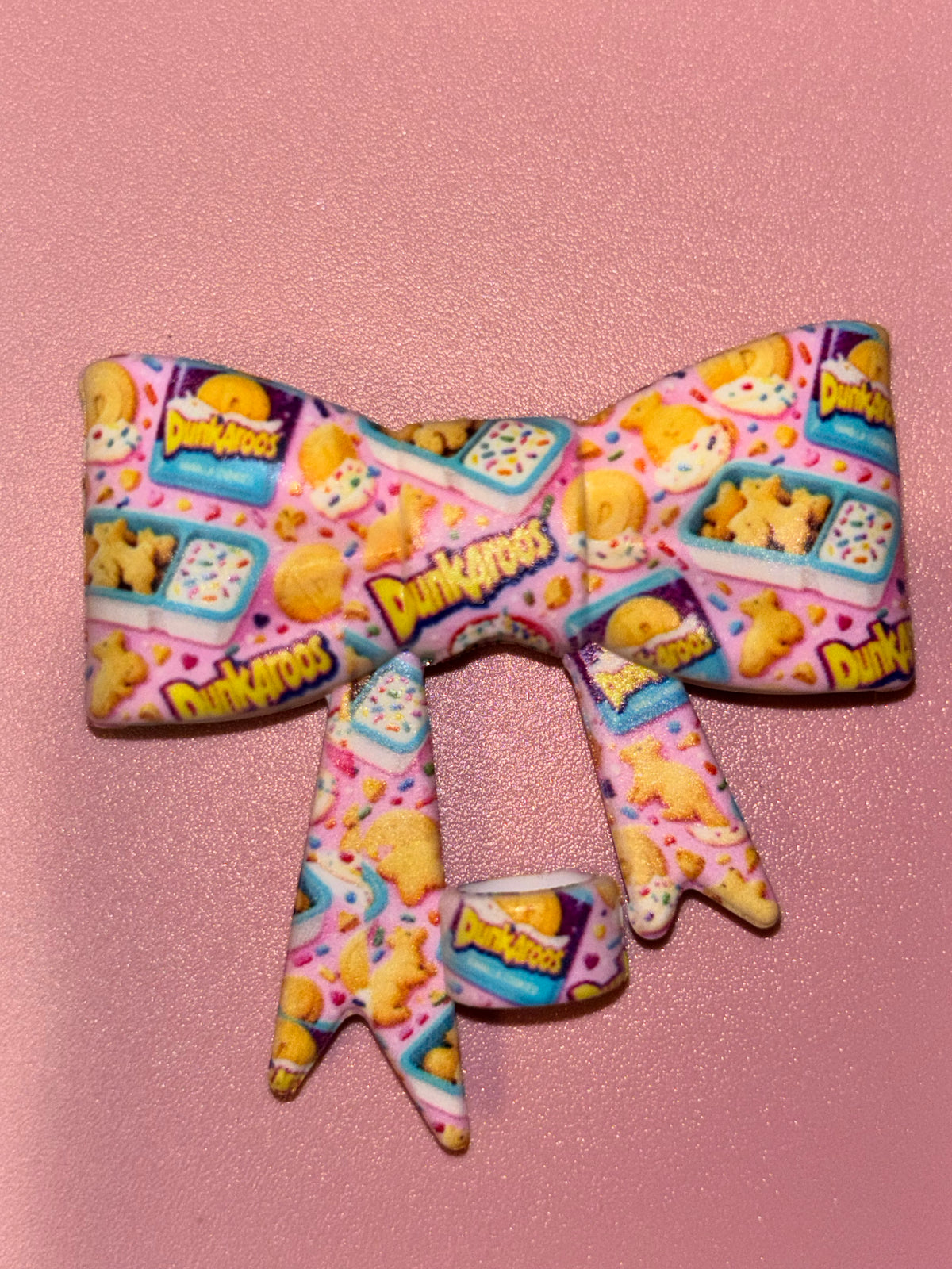 Dunkaroos Pink Cookies & Frosting - Bow