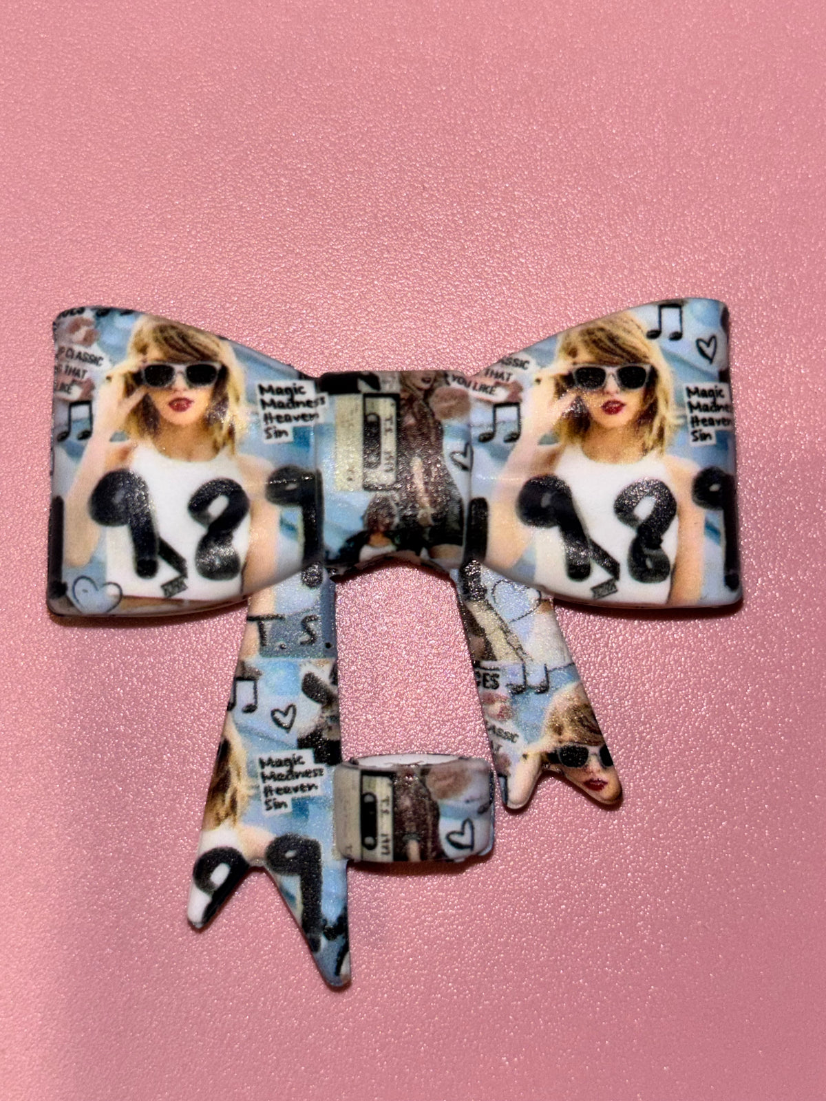 Taylor Swift 1989 Blue Music Collage - Bow