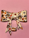Sweater Weather Pumpkins & Coffee - Bow