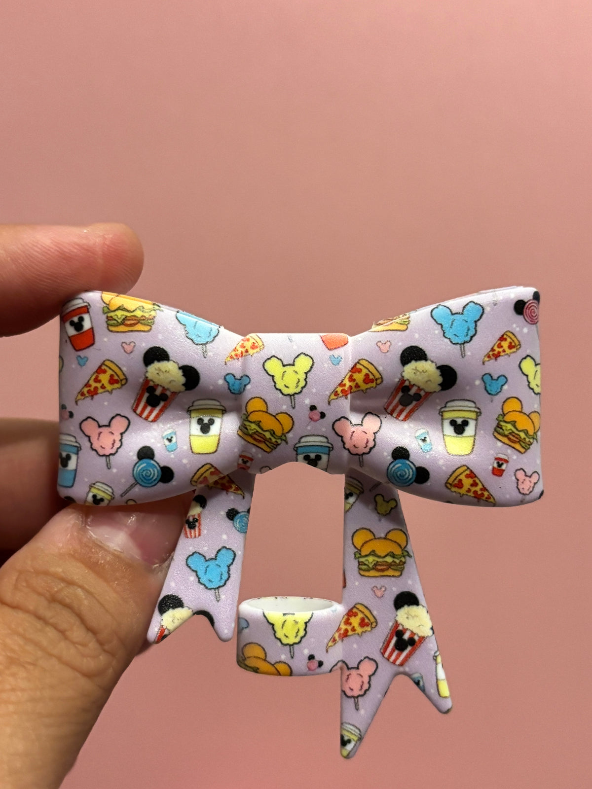 Mickey Snacks Pastel Collage - Bow
