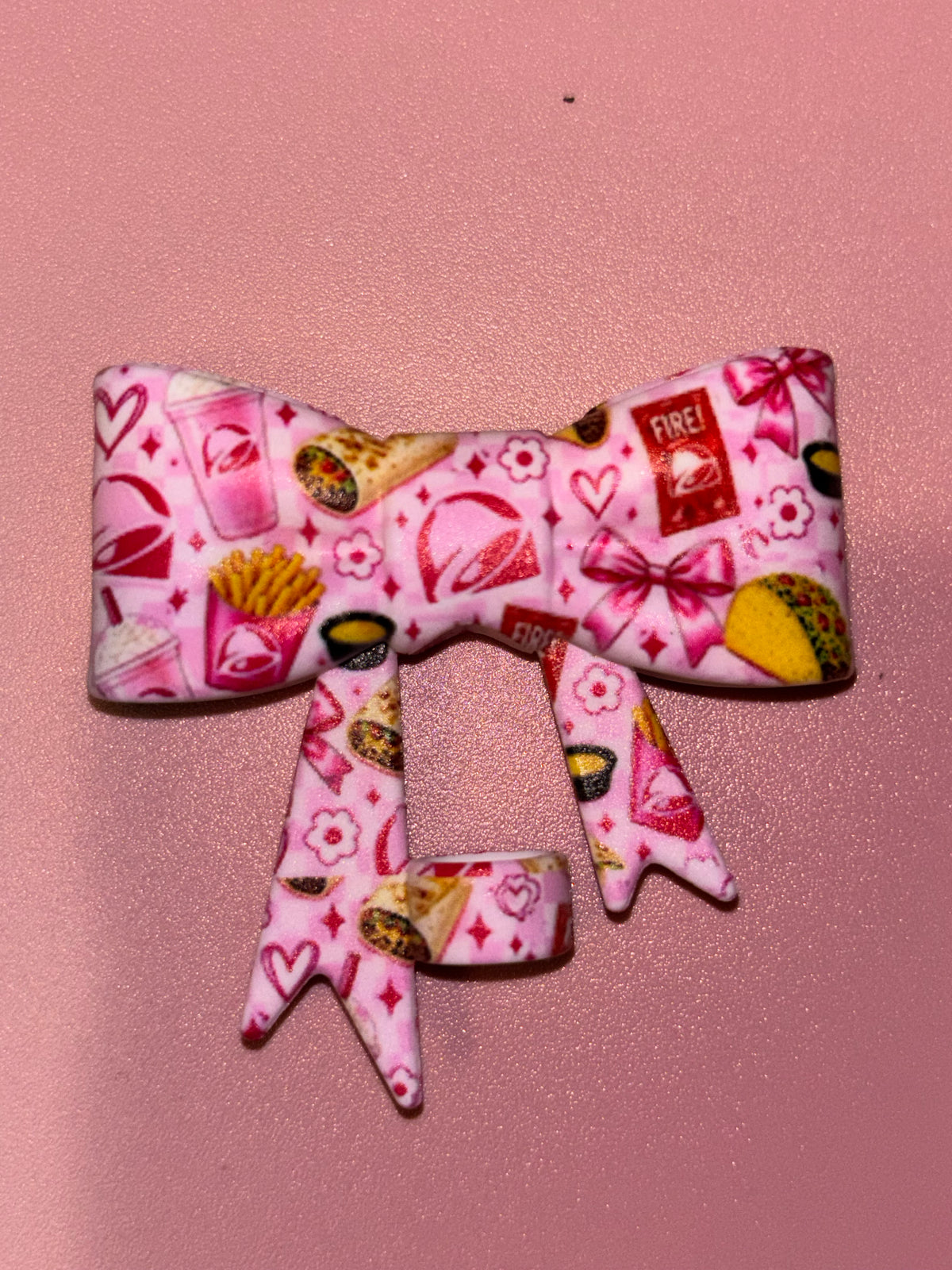 Taco Bell Pink Bows Flowers & Fire Sauce - Bow