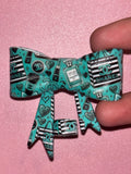 CC Teal Shopping Bags & Perfume - Bow
